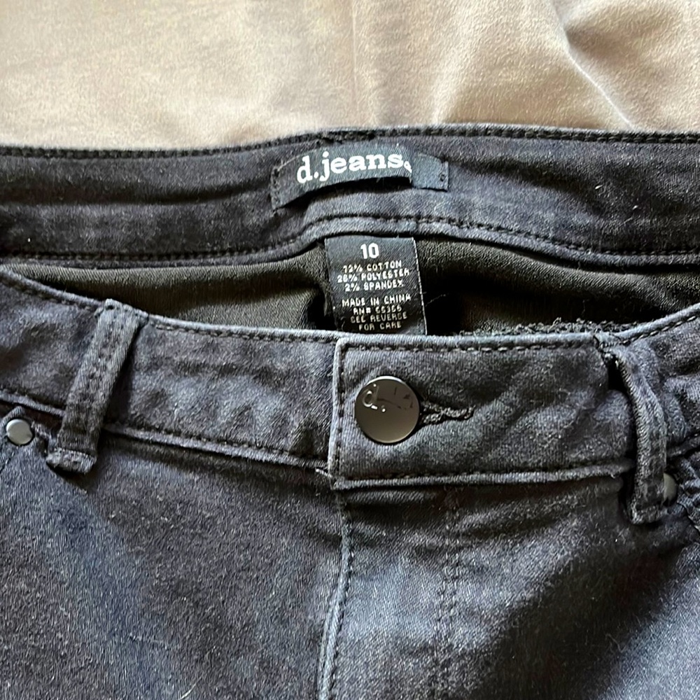 d. jeans || size 10 || black/dark grey colour